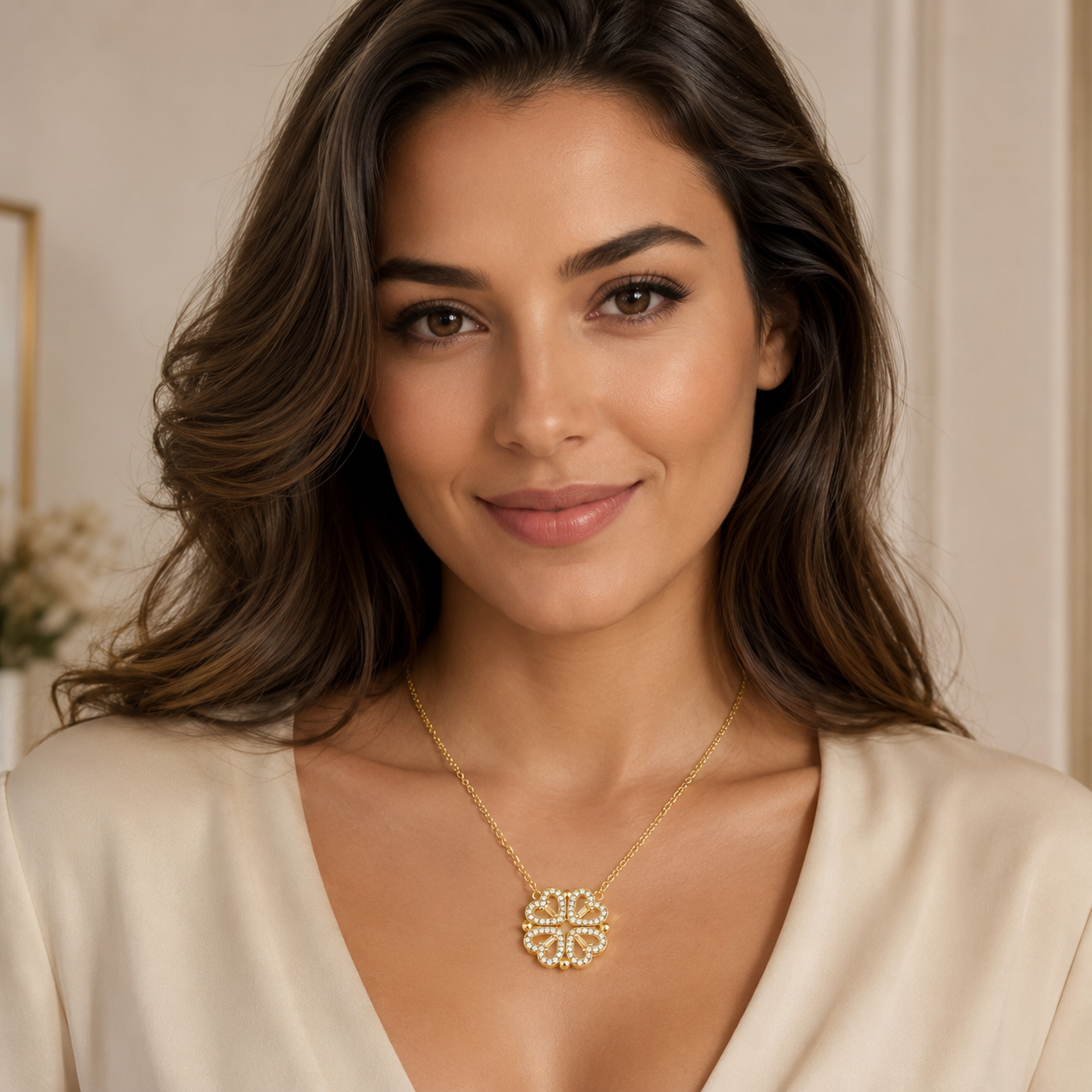Four-Leaf Clover Necklace