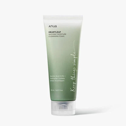 Anua  Heartleaf Succinic Moisture Cleansing Foam