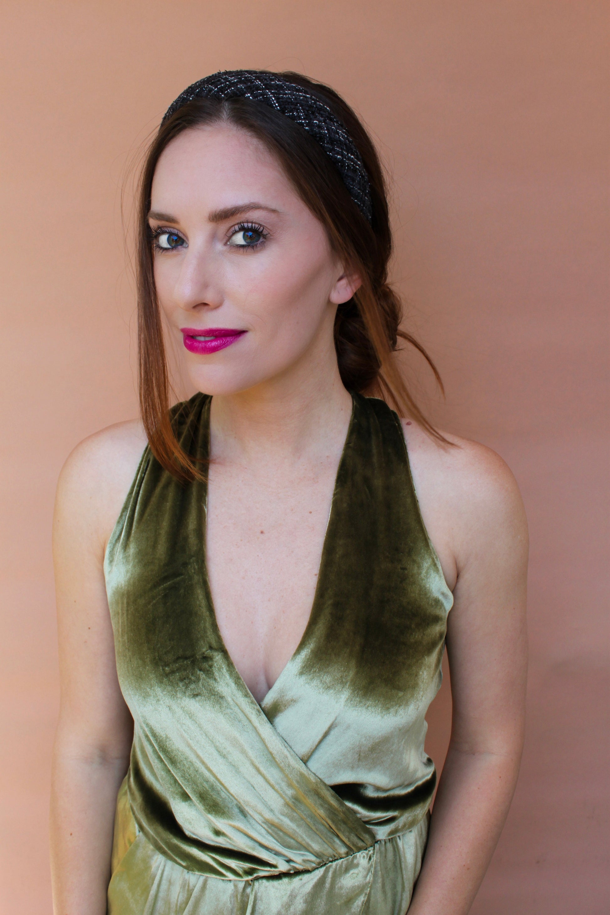Tweed Headband | Black - Lines & Co