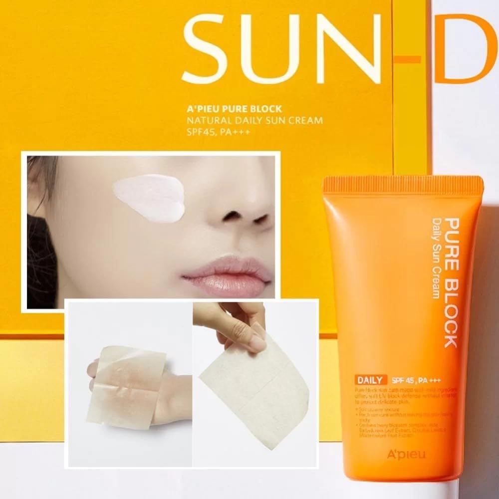Missha A'PIEU PURE_BLOCK_DAILY_SUN_CREAM_SPF45 PA+++