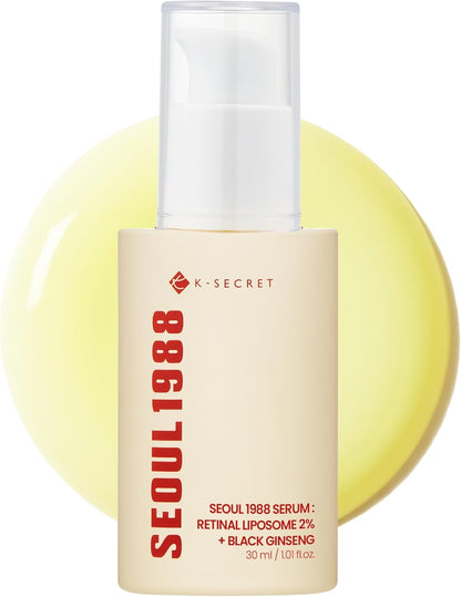 K-SECRET SEOUL 1988 Serum Retinal Liposome 2% + Black Ginseng 30ml