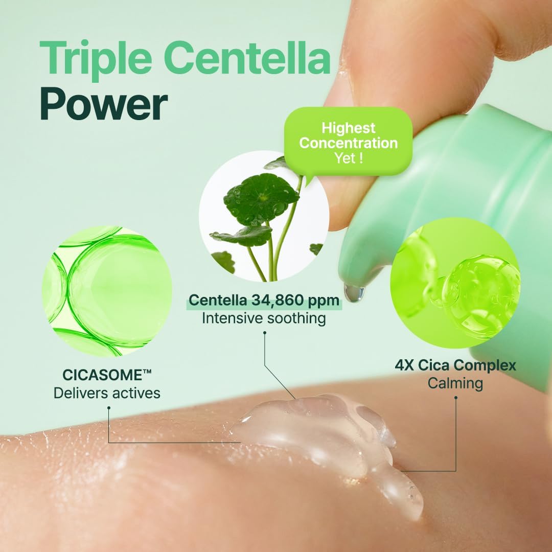 PURITO Centella Unscented Serum, Korean Centella 60ml 2fl.oz