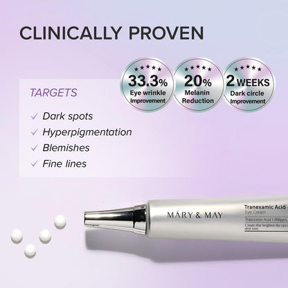 Mary&May Tranexamic Acid + Glutathione Eye Cream - 30ml