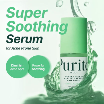 PURITO Centella Unscented Serum, Korean Centella 60ml 2fl.oz
