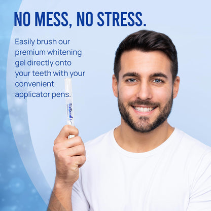 VieBeauti Teeth Whitening Pen (3 Pcs), 30+ Uses, Effective, Painless, No Sensitivity, Travel-Friendly, Easy to Use, Beautiful White Smile, Mint Flavor - Lines & Co