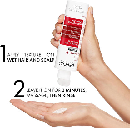 Vichy Dercos Energy+ Shampoo – 200ml | Strengthening & Revitalizing Formula