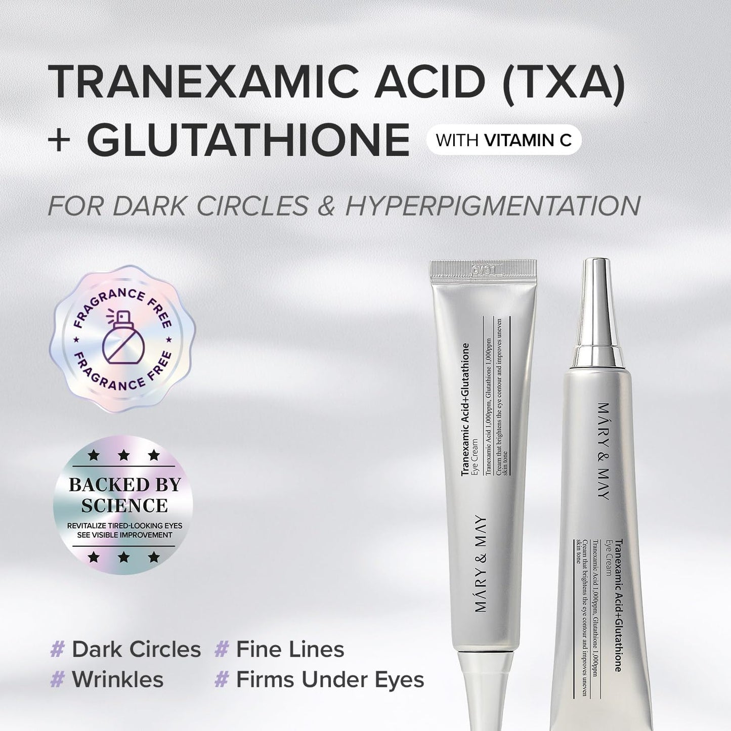 Mary&May Tranexamic Acid + Glutathione Eye Cream - 30ml