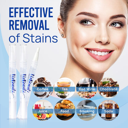 VieBeauti Teeth Whitening Pen (3 Pcs), 30+ Uses, Effective, Painless, No Sensitivity, Travel-Friendly, Easy to Use, Beautiful White Smile, Mint Flavor - Lines & Co