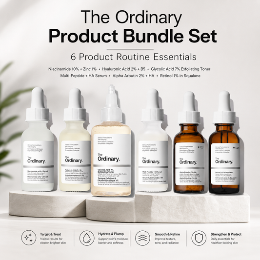 The Ordinary 6-Piece Daily Routine Skincare Bundle Set
