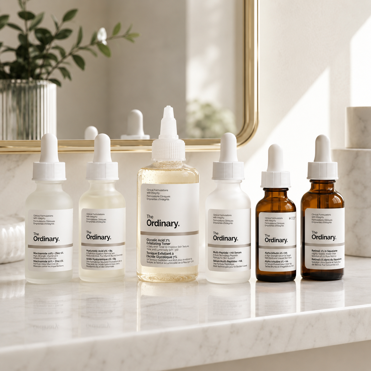 The Ordinary 6-Piece Daily Routine Skincare Bundle Set
