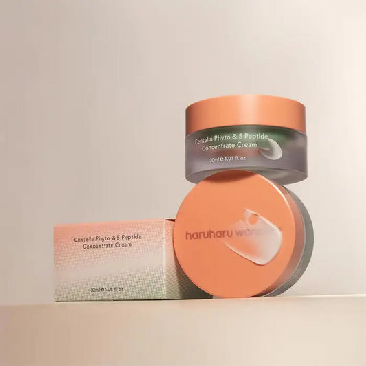 Haruharu Wonder Centella Phyto & 5 Peptide Concentrate Cream 30ml