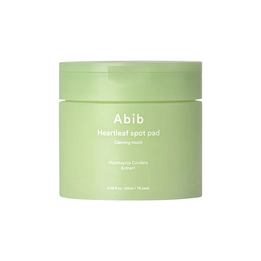 Abib Heartleaf Spot Pad Calming Touch 80 Pads I Toner Pad for Face, Refreshing Hydrating, Redness Relief