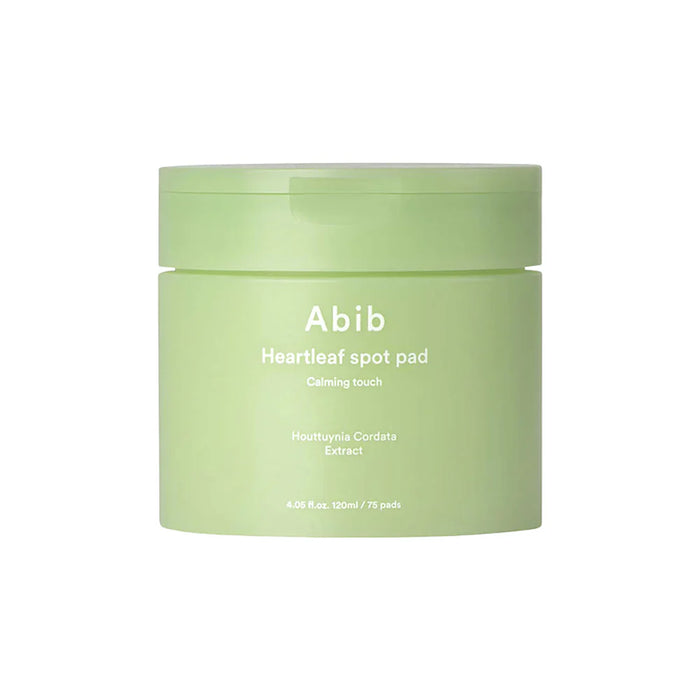 Abib Heartleaf Spot Pad Calming Touch 80 Pads I Toner Pad for Face, Refreshing Hydrating, Redness Relief