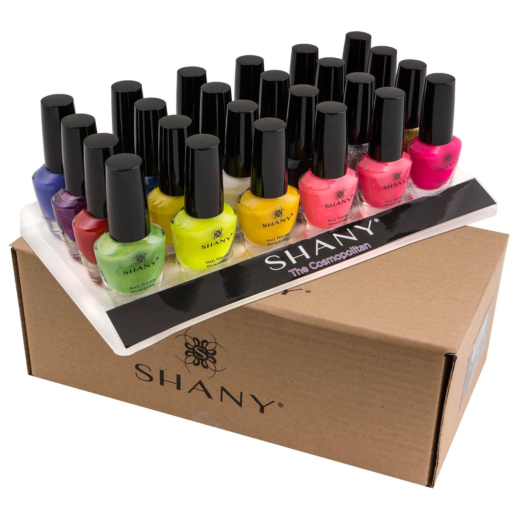 The Cosmopolitan Nail Polish set - Pack of 24 Colors - Premium Quality & Quick Dry - Lines & Co