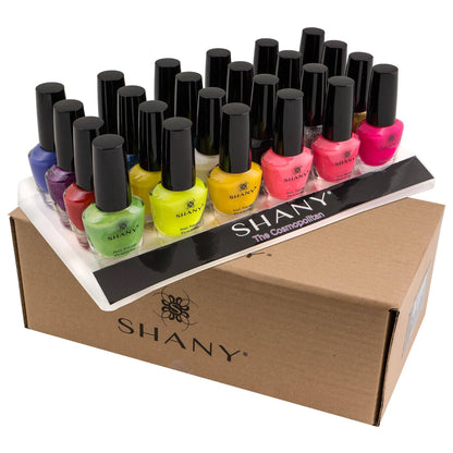 The Cosmopolitan Nail Polish set - Pack of 24 Colors - Premium Quality & Quick Dry - Lines & Co